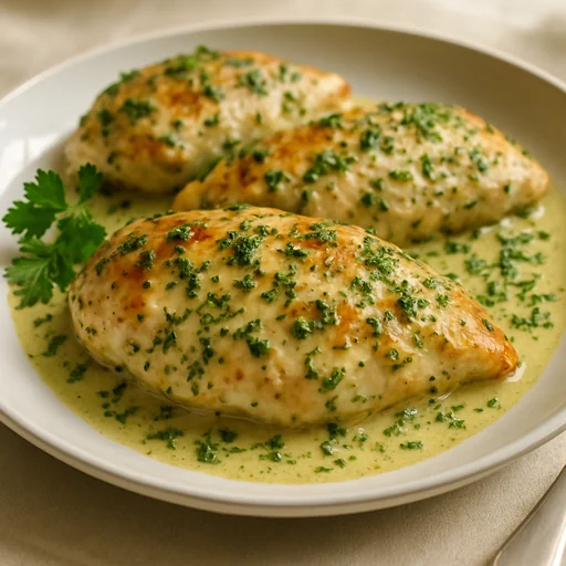 Куриные грудки, запечённые с горчичным соусом и травами