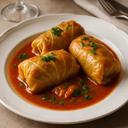 Голубцы с мясом и рисом