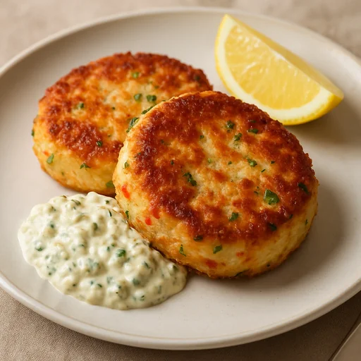 Крабовые котлеты с соусом тартар